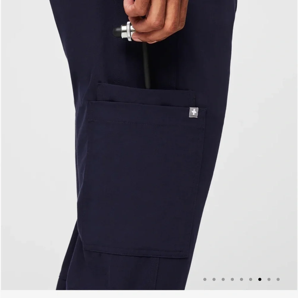 Figs -Axim Cargo Scrub Pants Mens XXL - navy